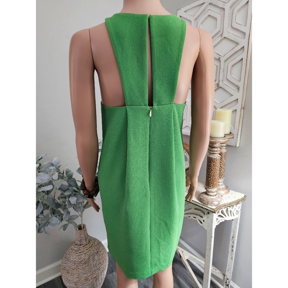 Trina Turk Felisha Green Halter Shift Dress Size 6 - Picture 2 of 8